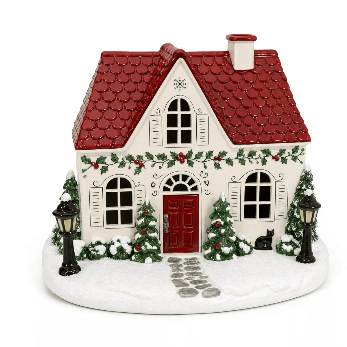 Buckingham Cottage Christmas village diffuser, third view